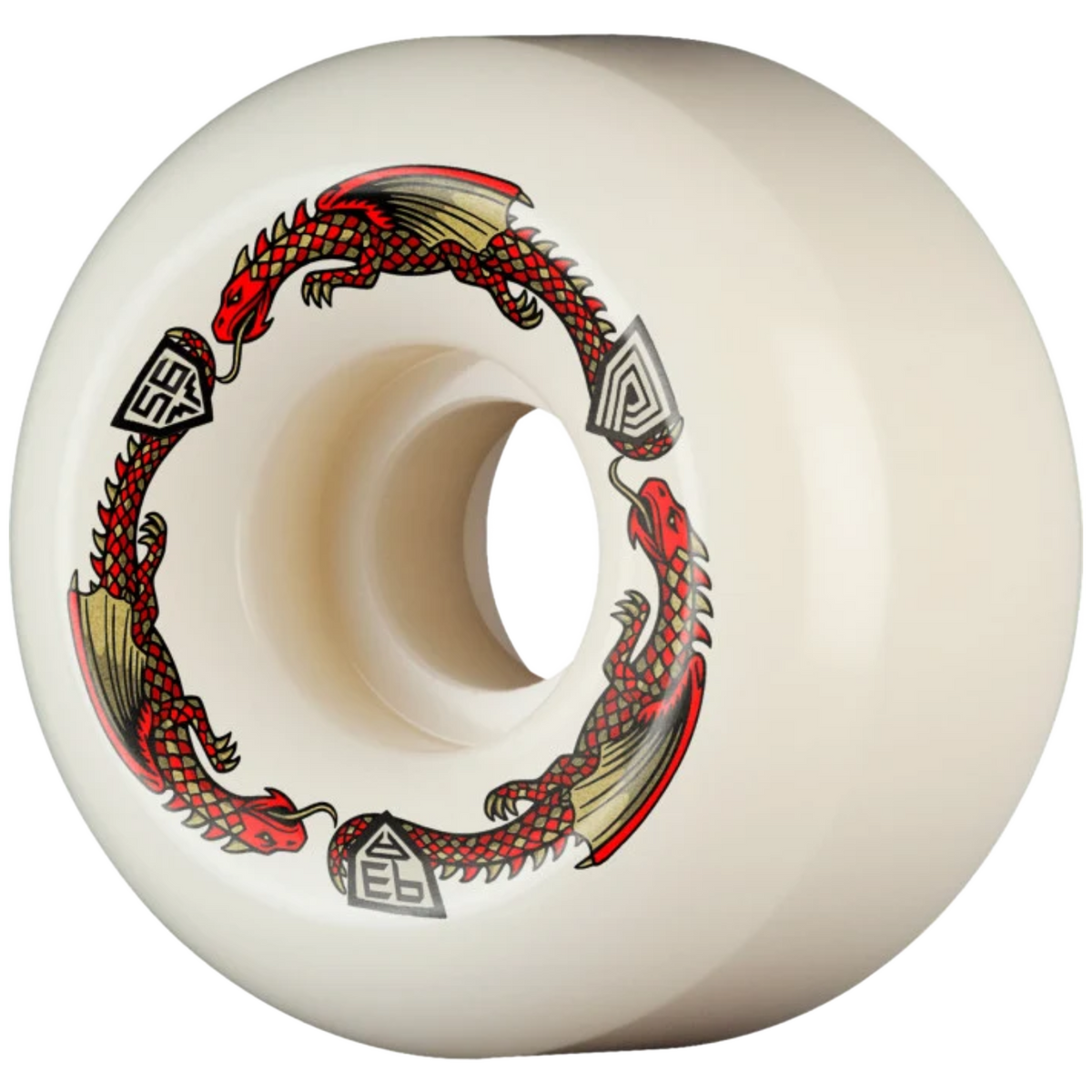 Powell-Peralta Dragon Formula Wheels - 93A 56mm X 36 mm V6 Red