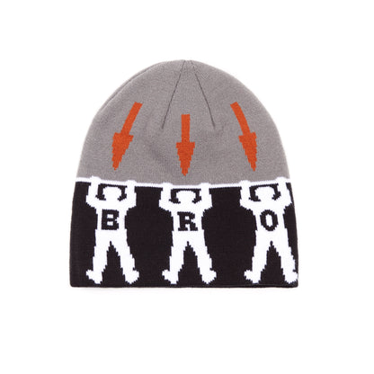 Bronze 56K Arrow Skully Beanie - Black
