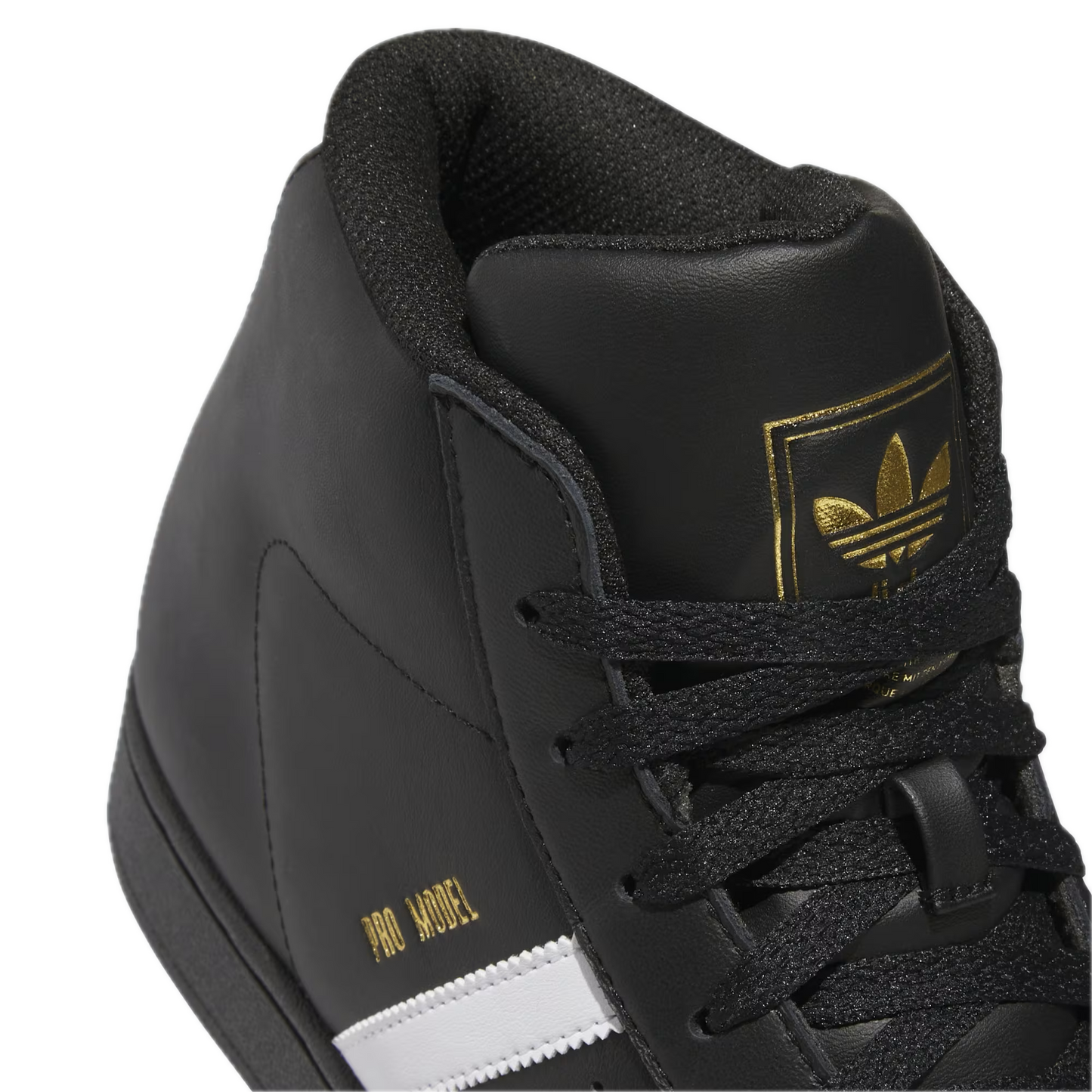 Adidas Pro Model - Core Black/Cloud White/Gold Metallic