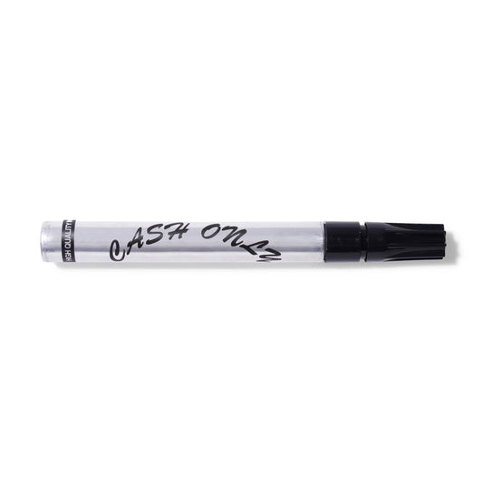 Cash Only Paint Marker - Black