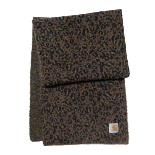 Carhartt WIP Palmer Scarf - Tamarind Camo Leo Jacquard