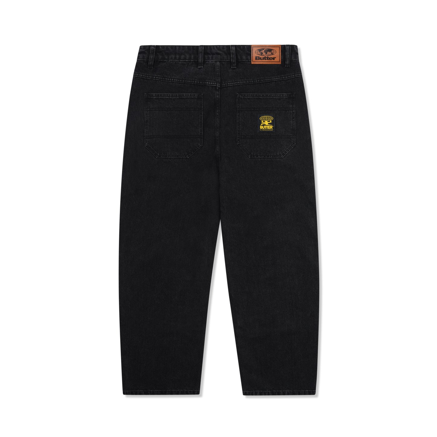 Butter Goods Patch Pocket Denim Jeans - Washed Black