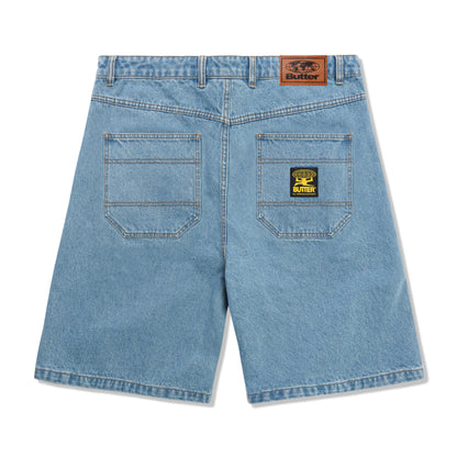 Butter Goods Patch Pocket Denim Shorts - Washed Indigo