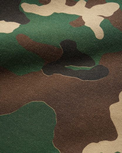 Butter Goods x Peanuts Patches Zip Up Hoodie - Washed Camo