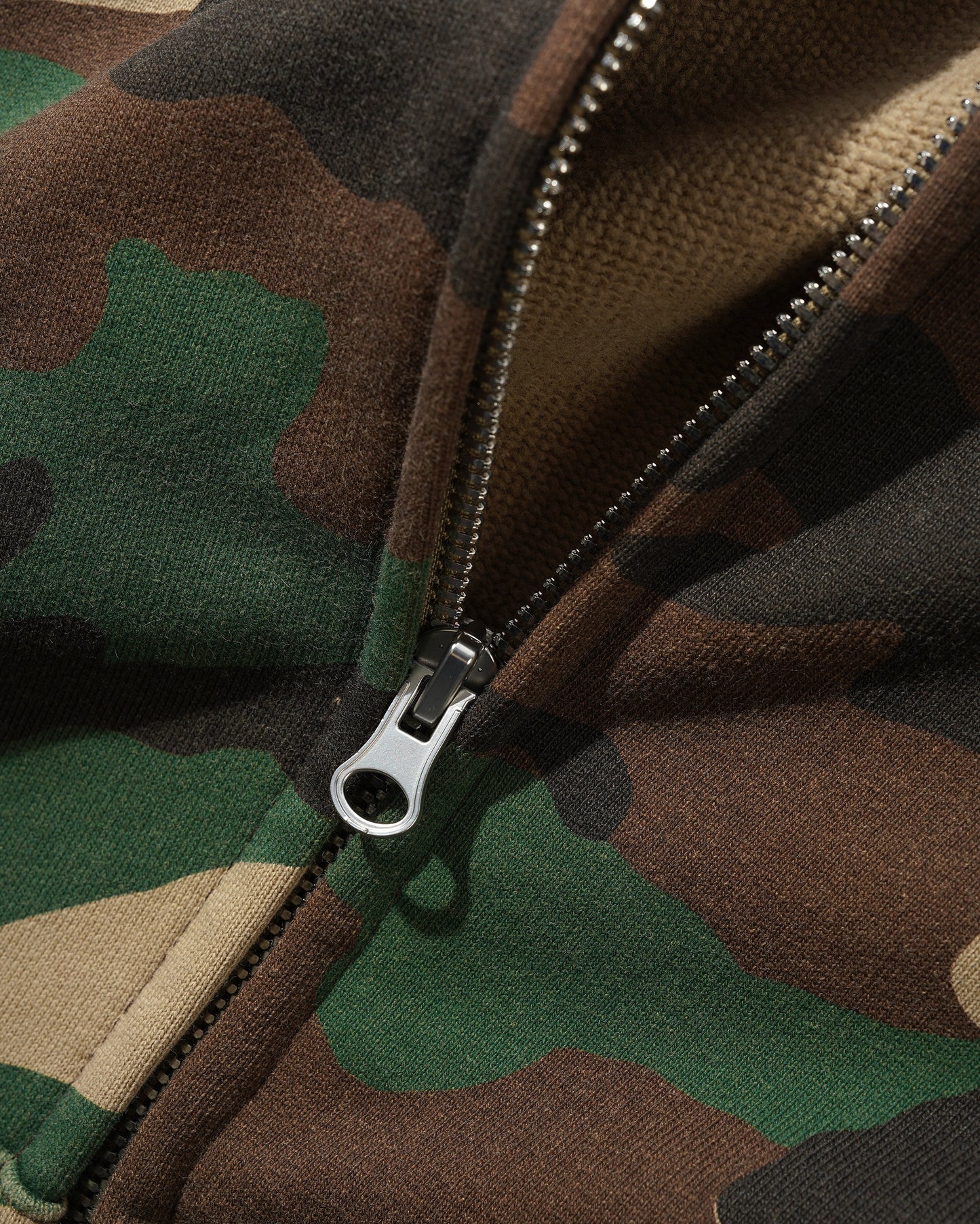 Butter Goods x Peanuts Patches Zip Up Hoodie - Washed Camo