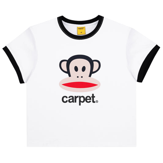 Carpet Company Paul Frank Girls Tee - White