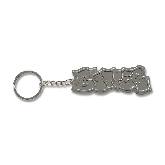 Butter Goods Perspective Metal Key Chain - Silver