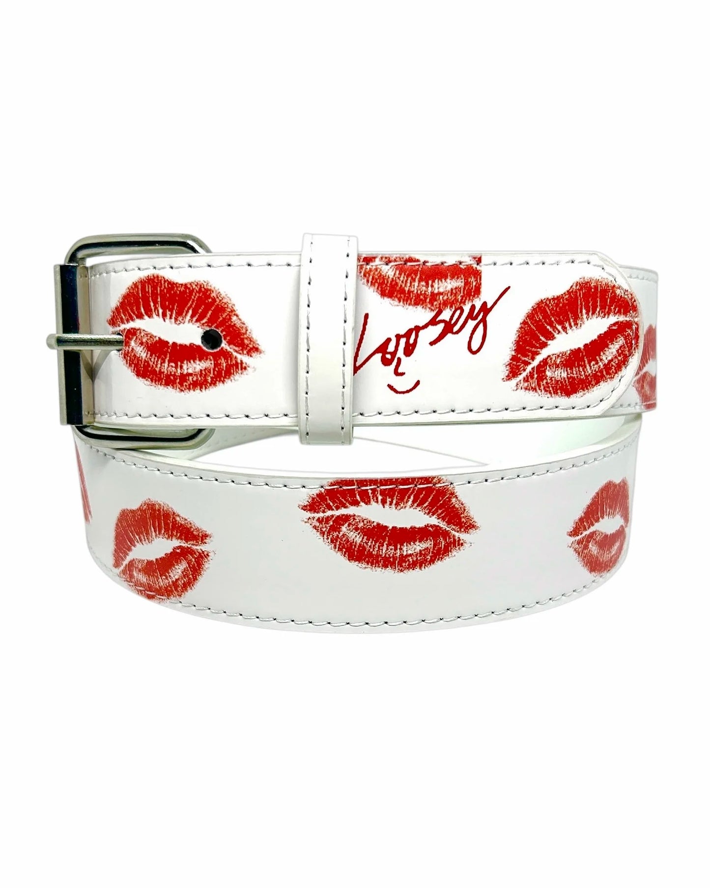Loosey Smooches Belt  - White