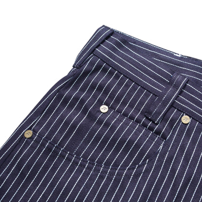 Carpet Company Selvedge Pinstripe Flag Jeans - Raw Indigo Denim
