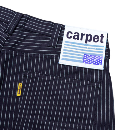 Carpet Company Selvedge Pinstripe Flag Jeans - Raw Indigo Denim