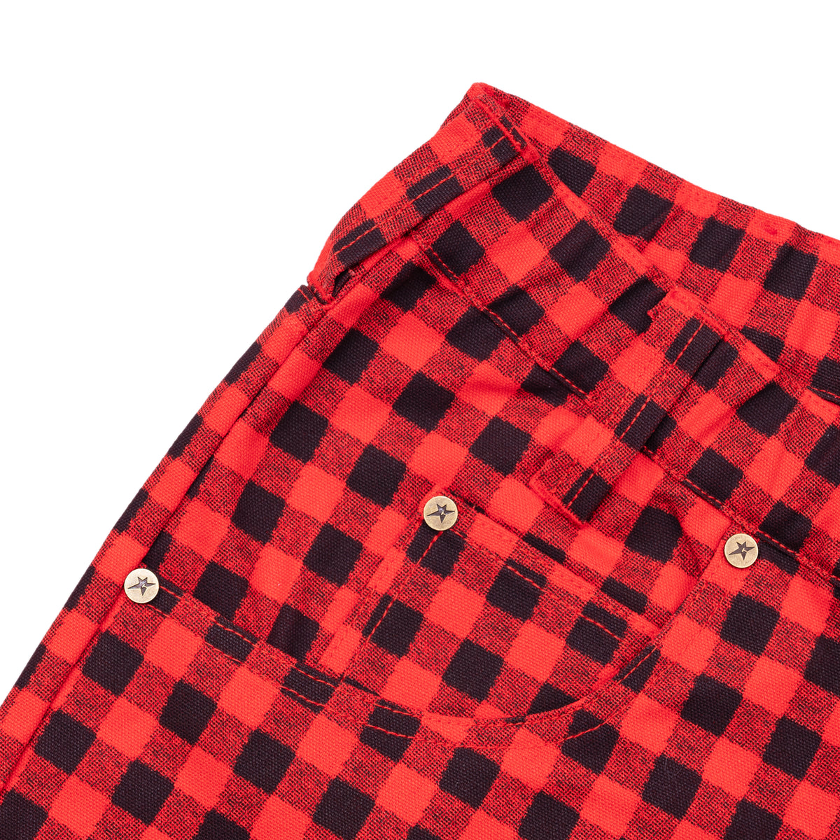 Carpet Company C-Star Plaid Shorts - Red