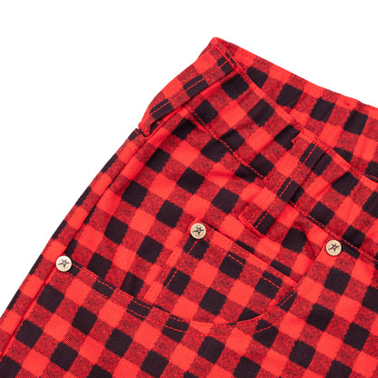 Carpet Company C-Star Plaid Shorts - Red