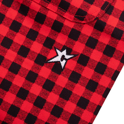 Carpet Company C-Star Plaid Shorts - Red