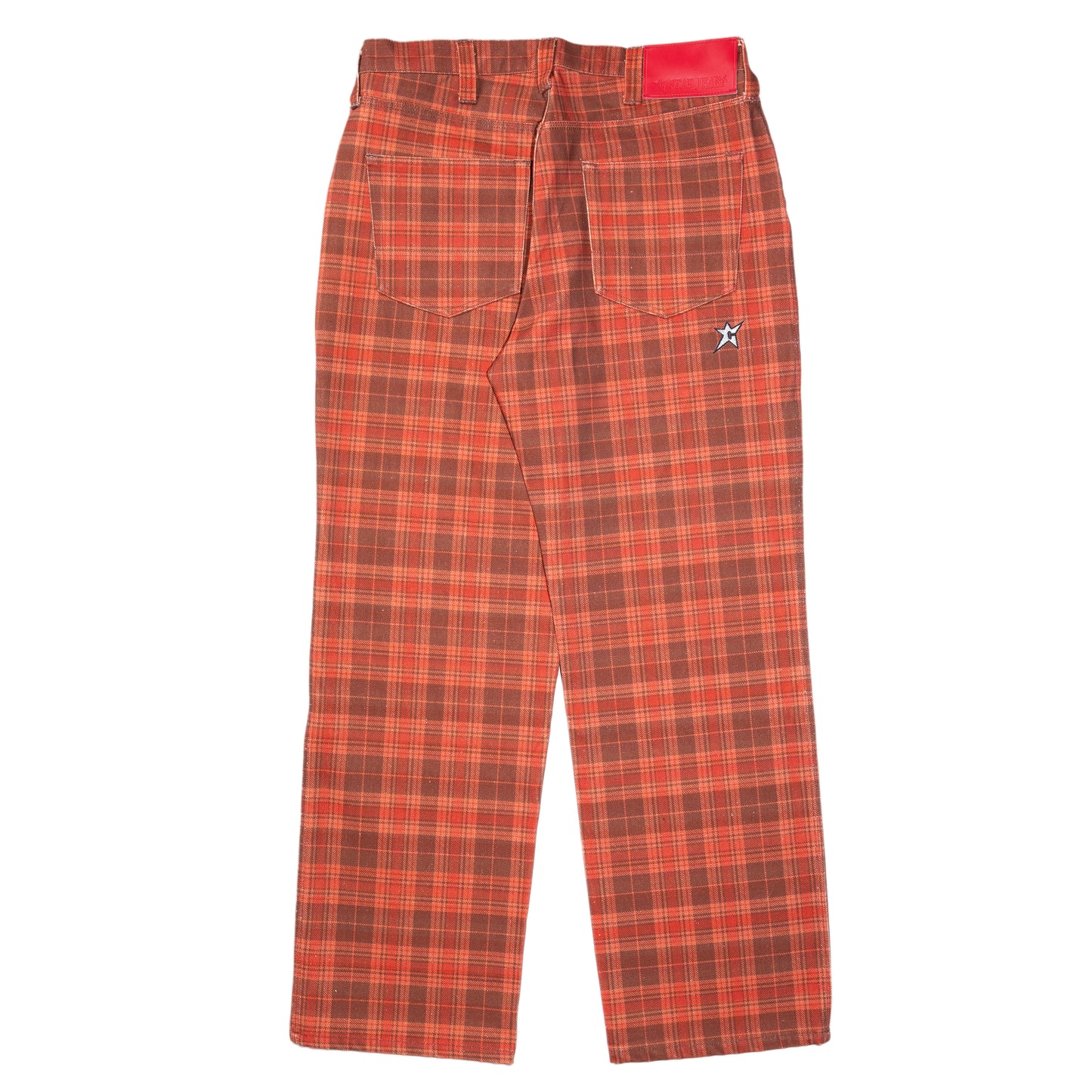 Carpet Company C-Star Plaid Jeans - Brown