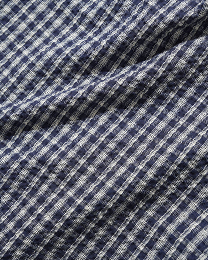 Butter Goods Pleated Shorts - Navy Plaid