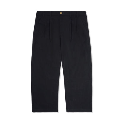 Butter Goods Pleated Trousers - Black