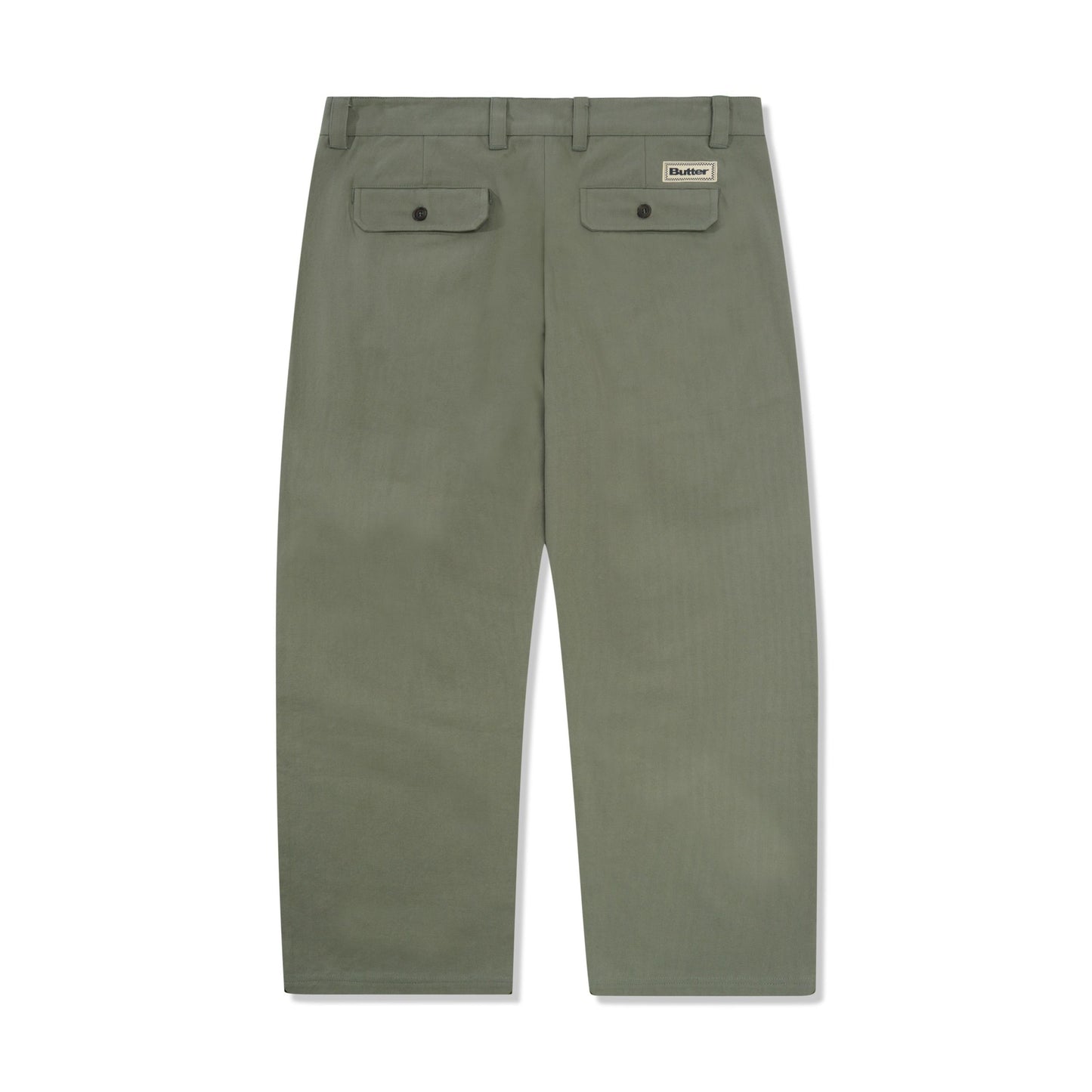 Butter Goods Pleated Trousers - Moss