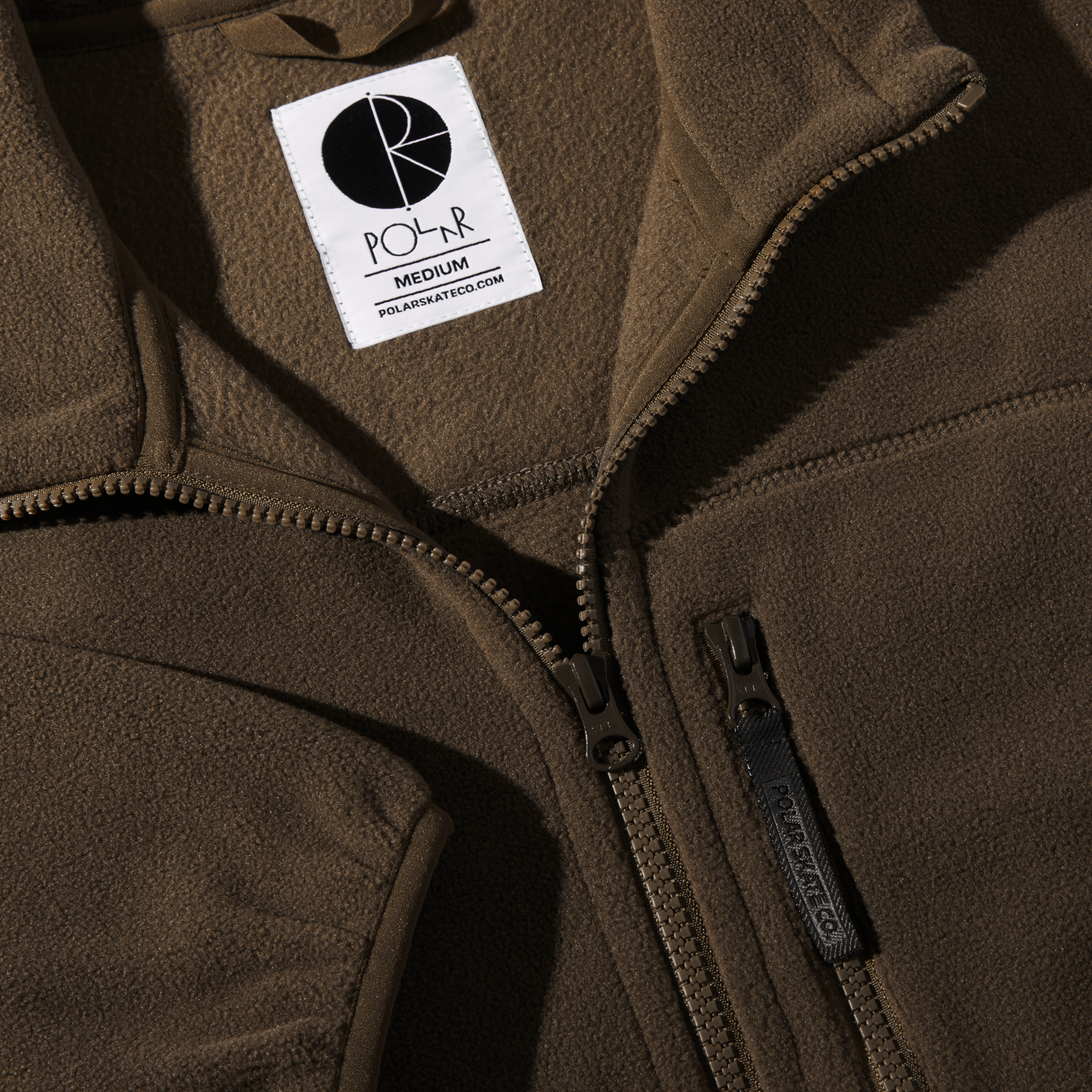 Polar Basic Fleece Jacket - Brown