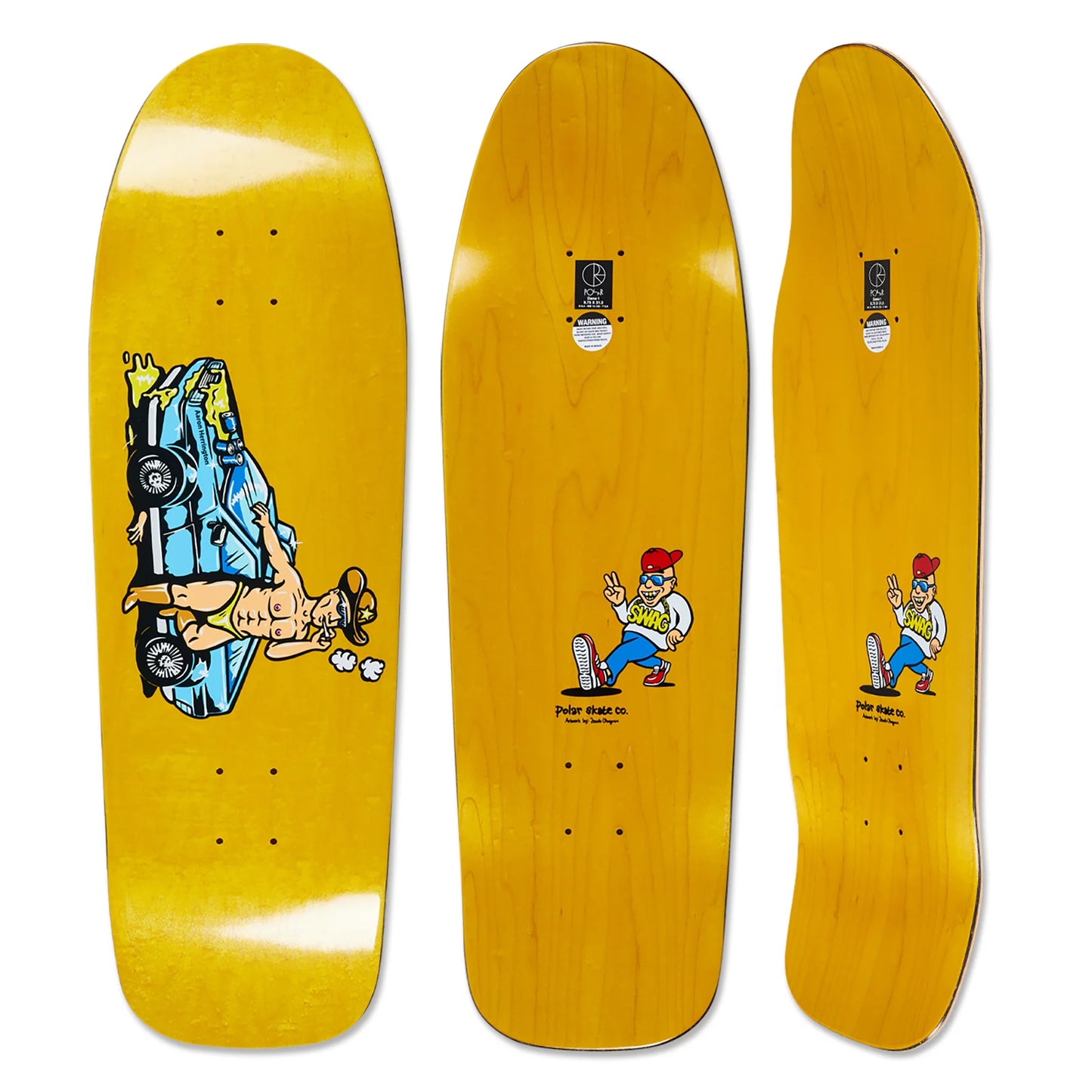 Polar Aaron Herrington Cowboy Cop Deck - Dane 1 Shape 9.75