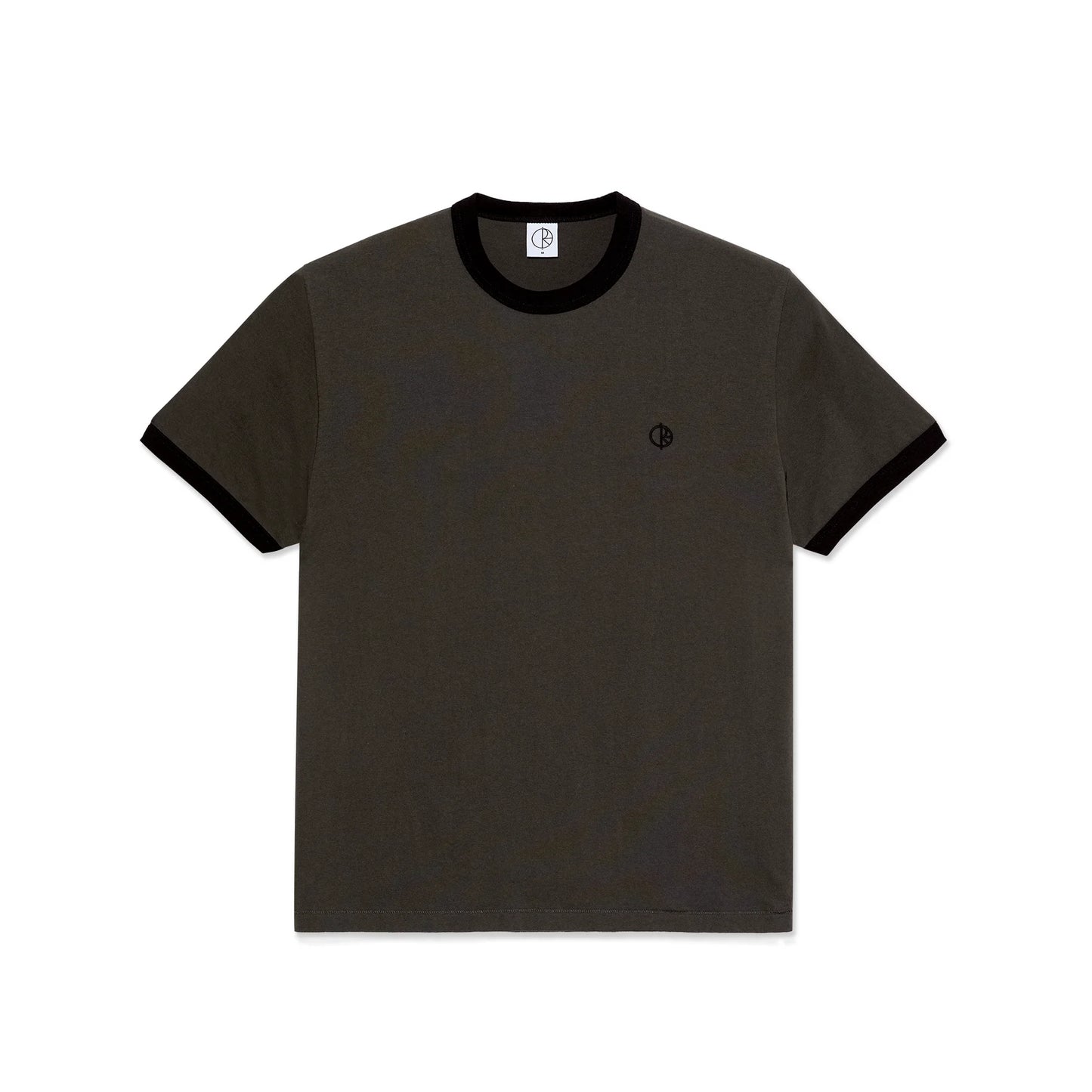 Polar Ringer Tee - Dirty Black/Black