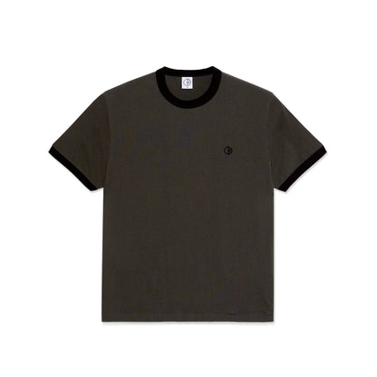 Polar Ringer Tee - Dirty Black/Black