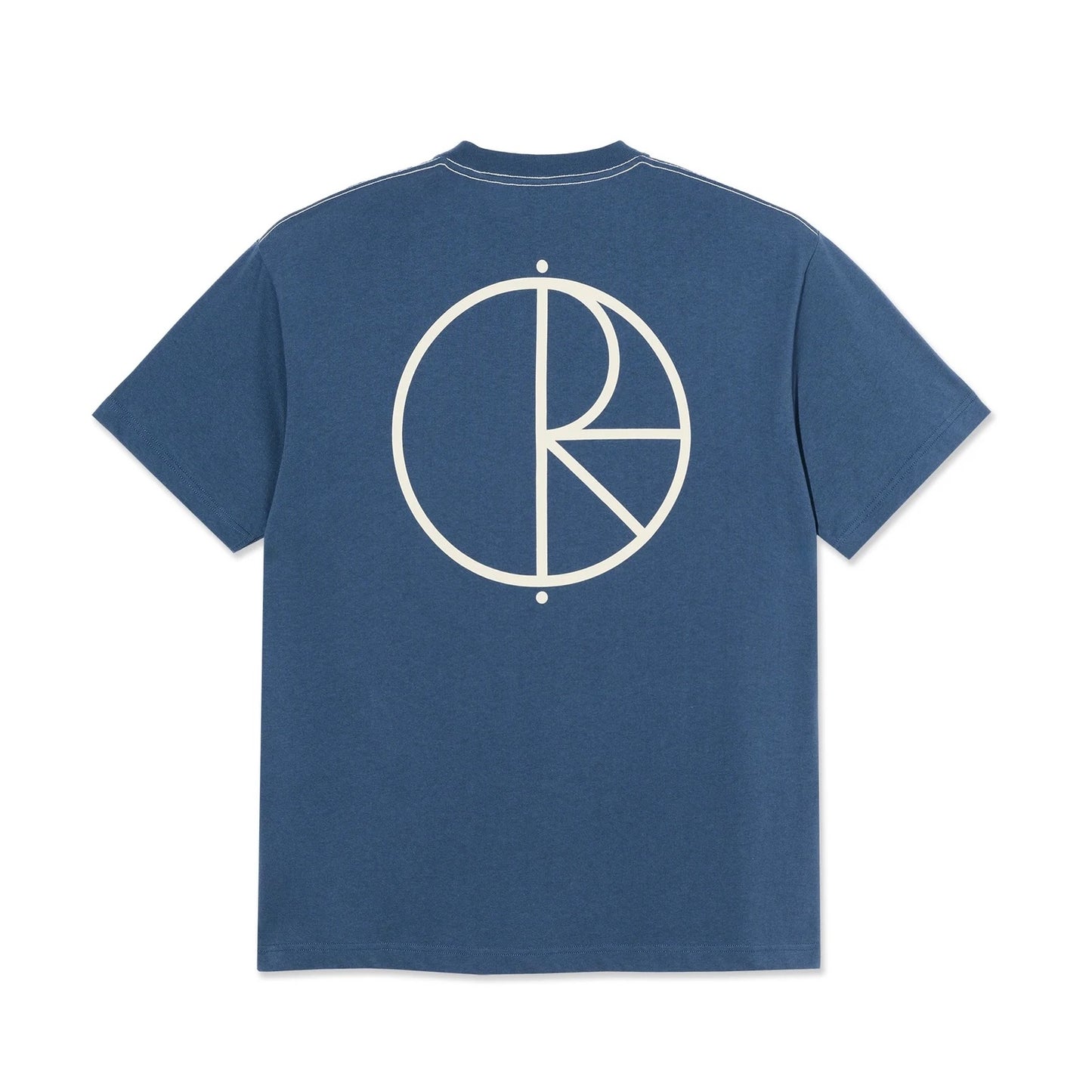 Polar Stroke Logo Contrast Tee - Grey Blue