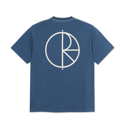 Polar Stroke Logo Contrast Tee - Grey Blue