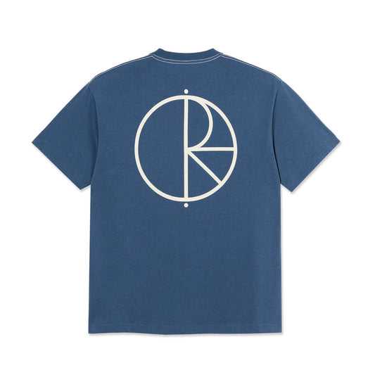 Polar Stroke Logo Contrast Tee - Grey Blue