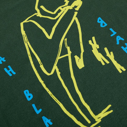 Polar Blah Blah Blah Tee - Dark Green