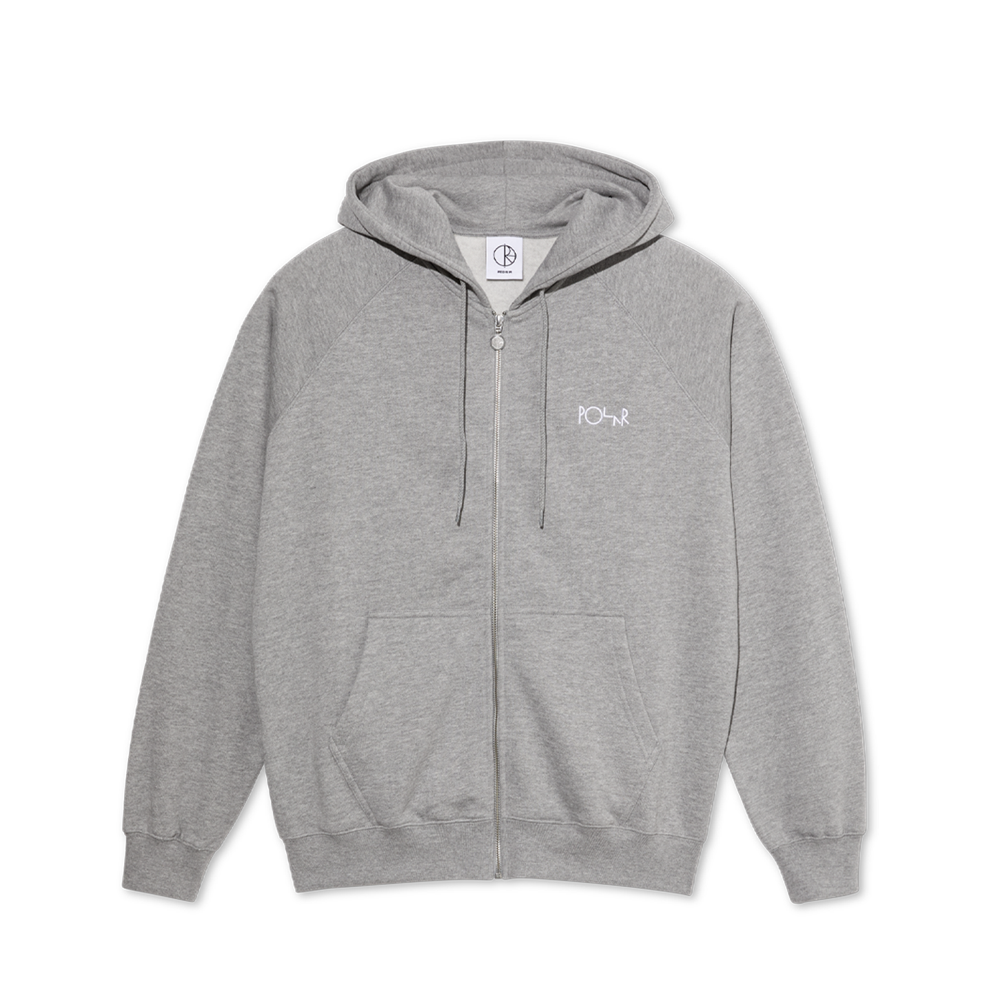 Polar Default Zip Hood - Heather Grey