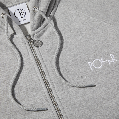 Polar Default Zip Hood - Heather Grey