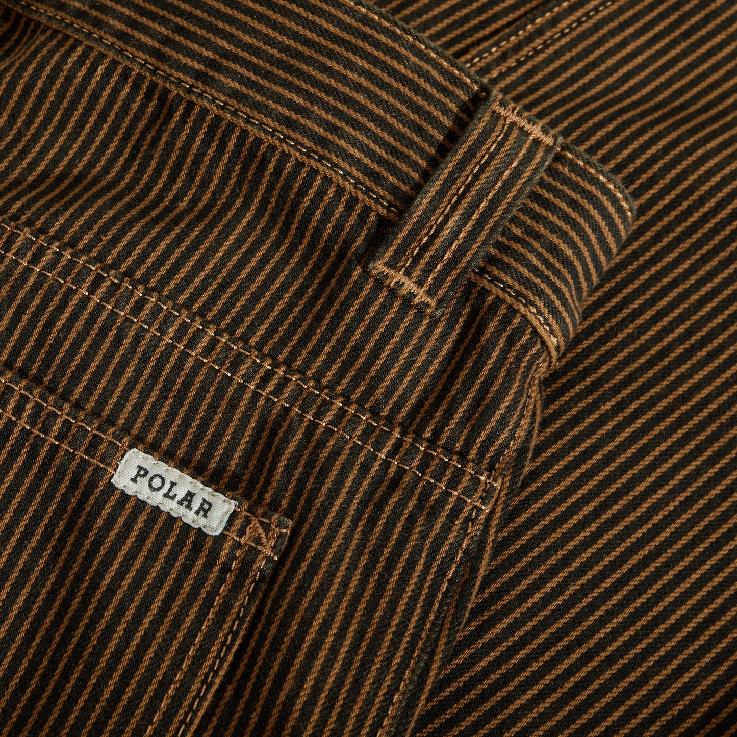 Polar '93 Work Pant - Rust Hickory Stripe