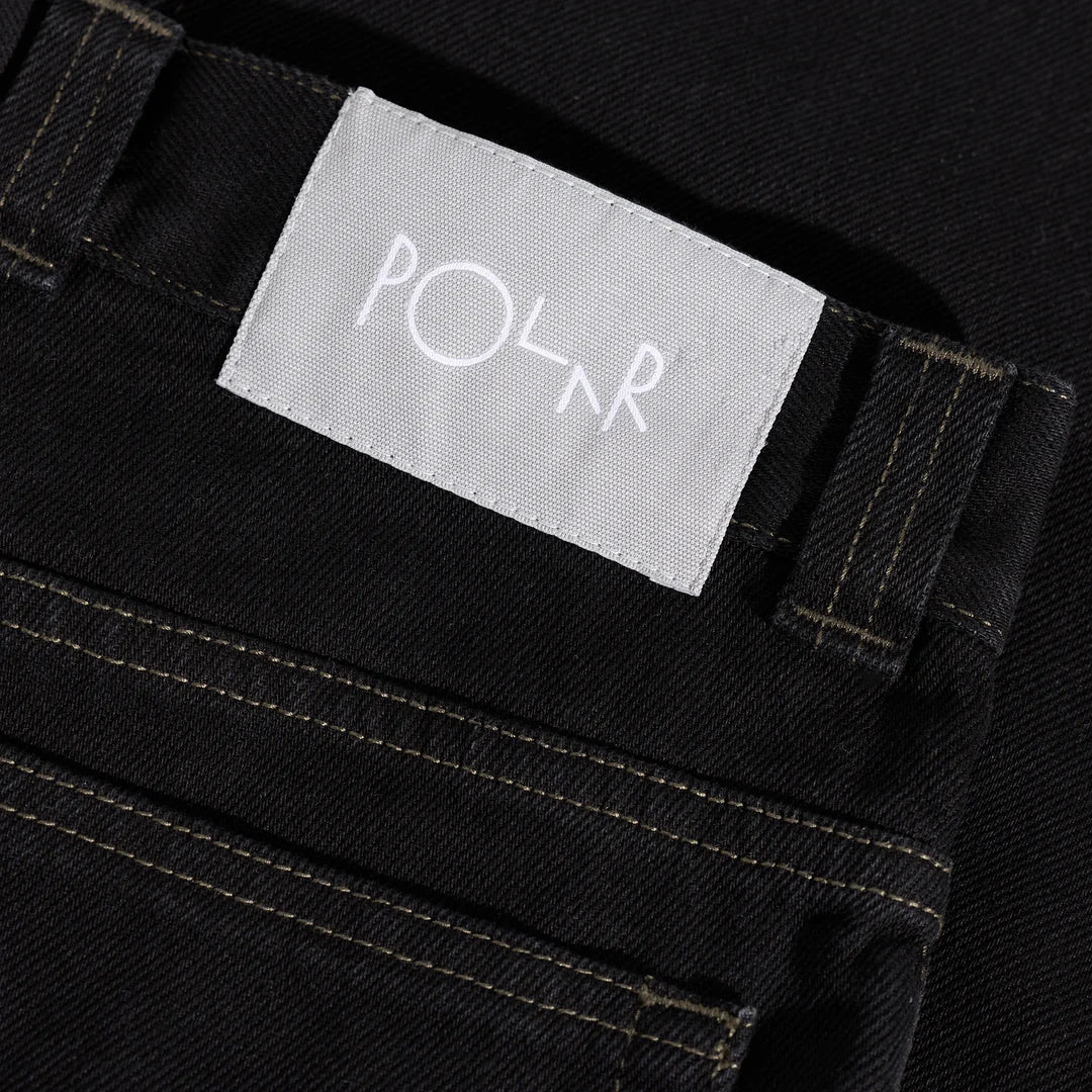 Polar '93 Denim Contrast Stitching - Black/Olive