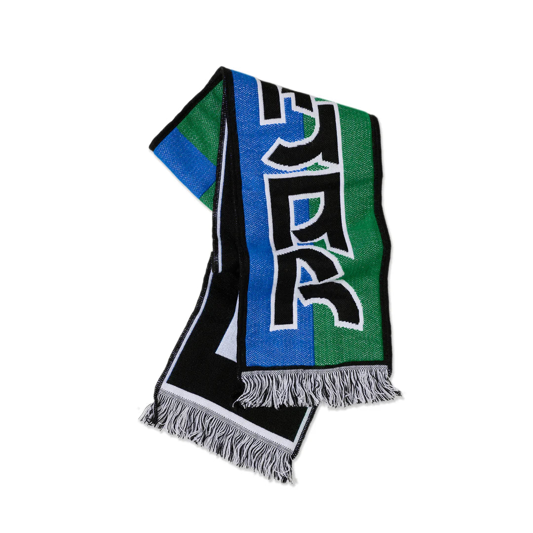 Polar Football Scarf - Blue/Green