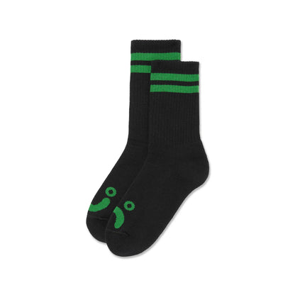 Polar Happy Sad Socks - Black/Green