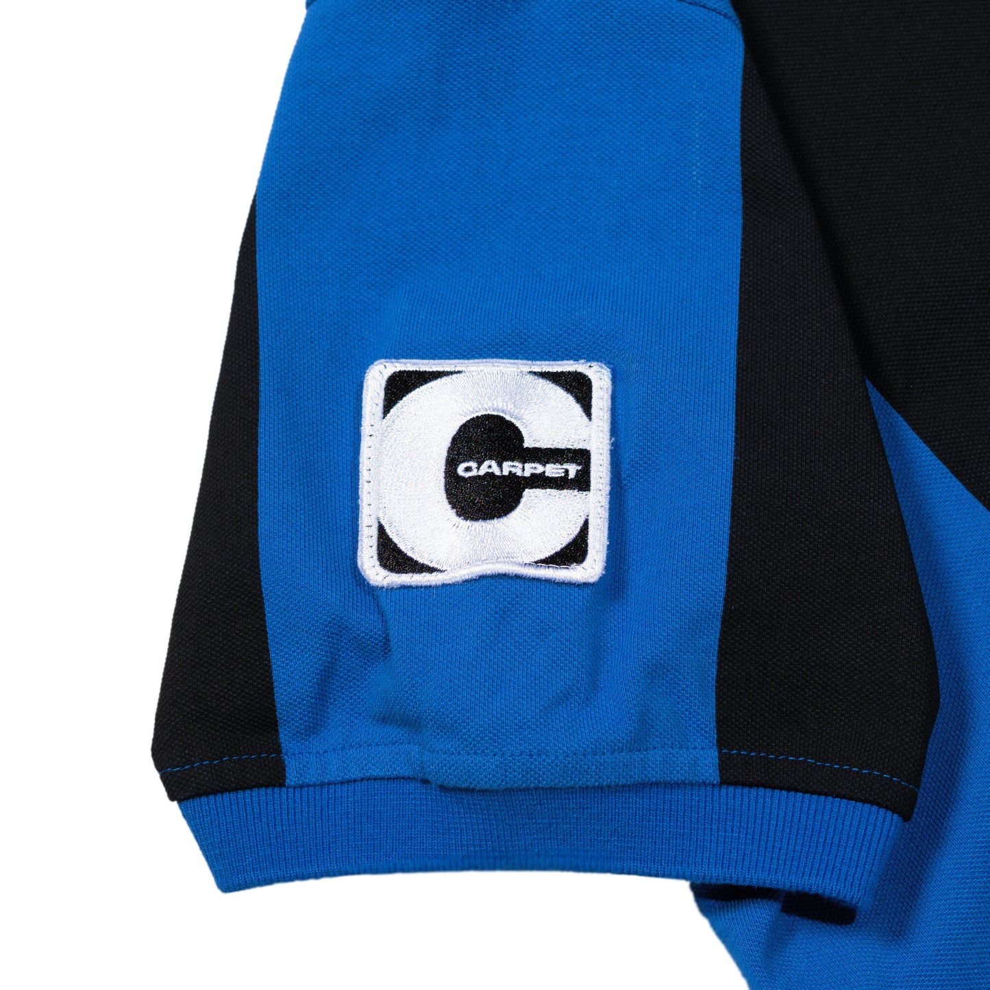 Carpet Company Polo Jersey - Blue Stripe