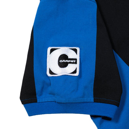 Carpet Company Polo Jersey - Blue Stripe