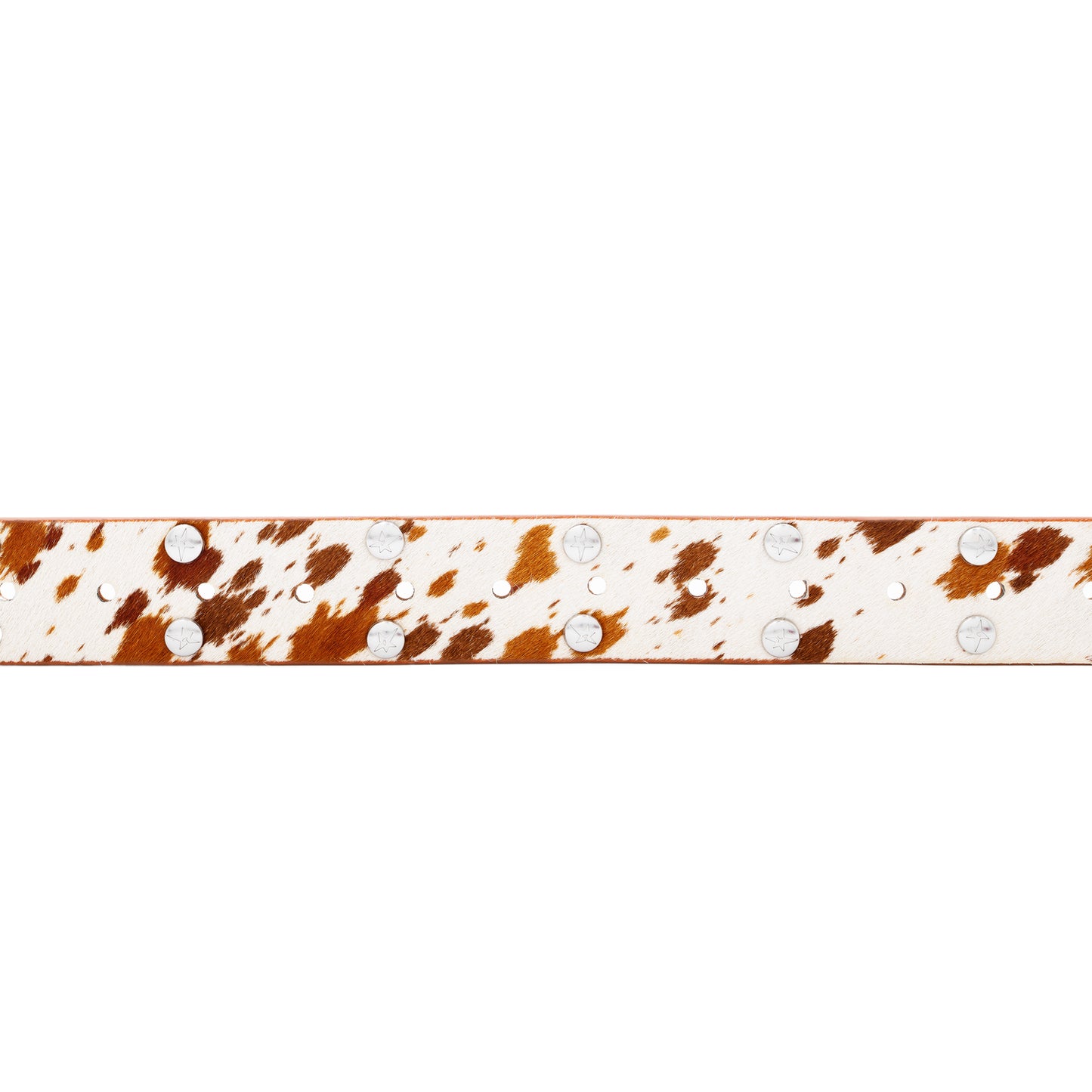 Carpet Company Pony Hair Studded Belt - Pony