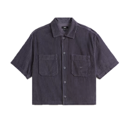 Vans Cord Button Up Shirt - Steel Shadow