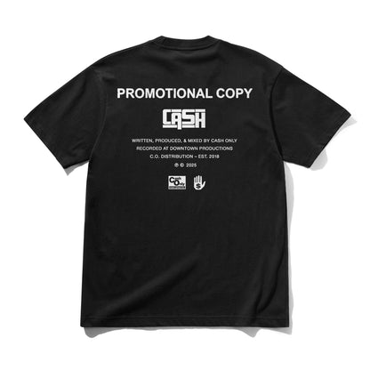 Cash Only Promotional Tee - Black