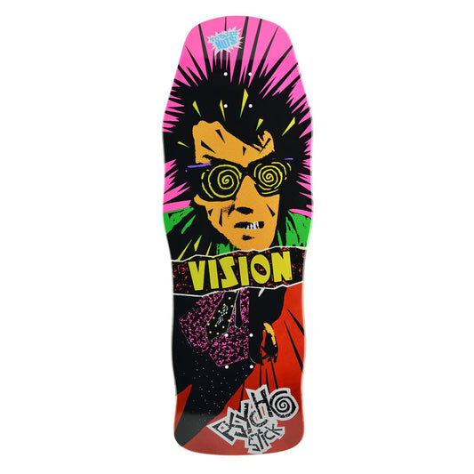 Vision Psycho Stick Modern concave Deck - 10"x29.75" Red Stain