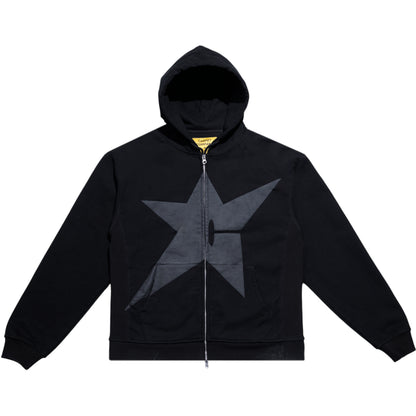 Carpet Company Puff Print Zip Hoodie - Black