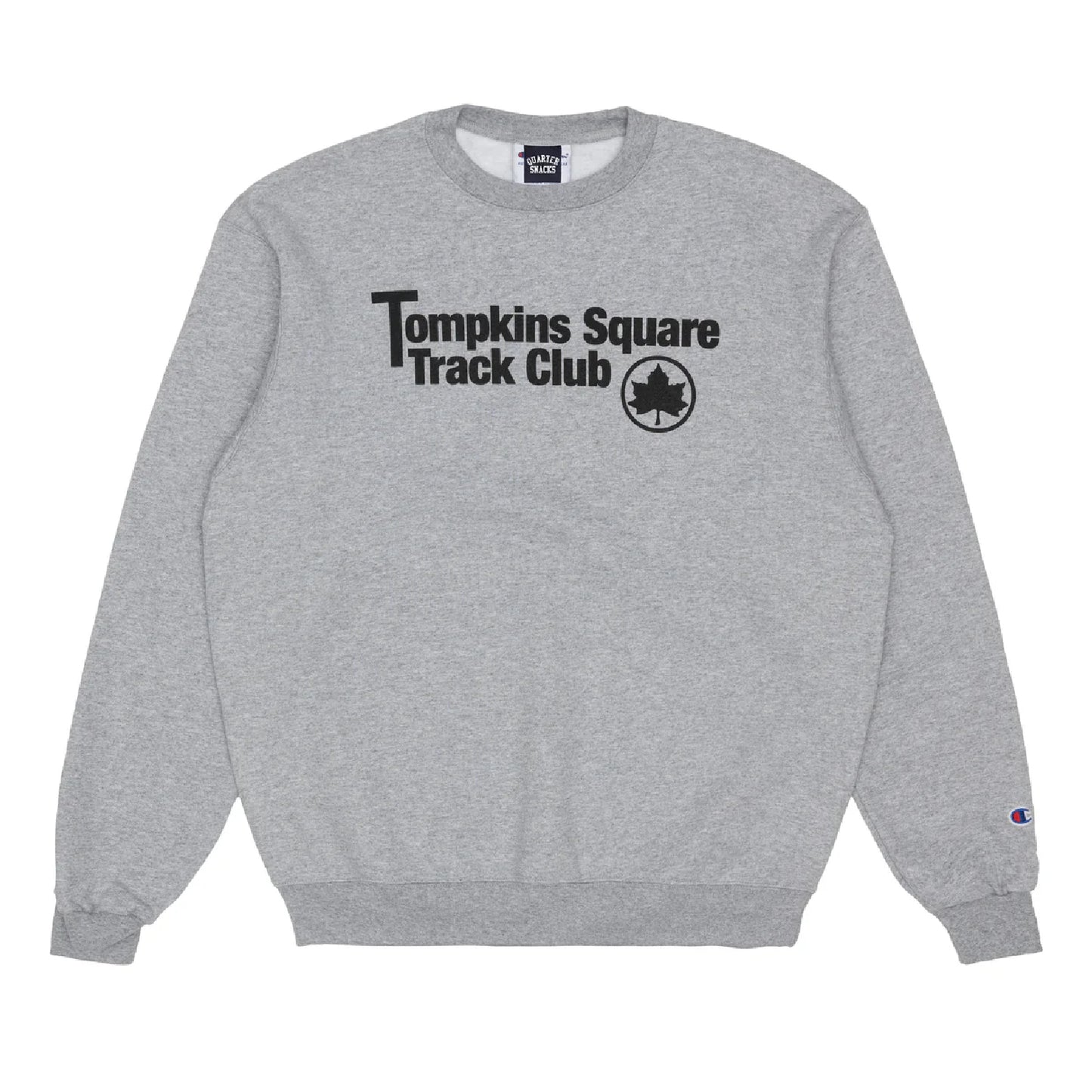 Quartersnacks Track Club Champion Crewneck - Heather Grey