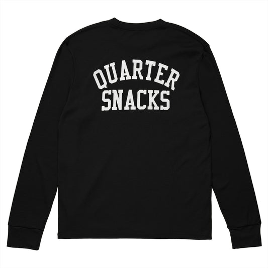 Quartersnacks Arch Printed Thermal Longsleeve Tee - Black