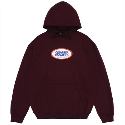 Quartersnacks Oval Hoodie - Maroon