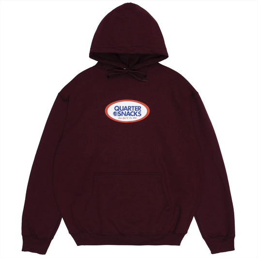 Quartersnacks Oval Hoodie - Maroon