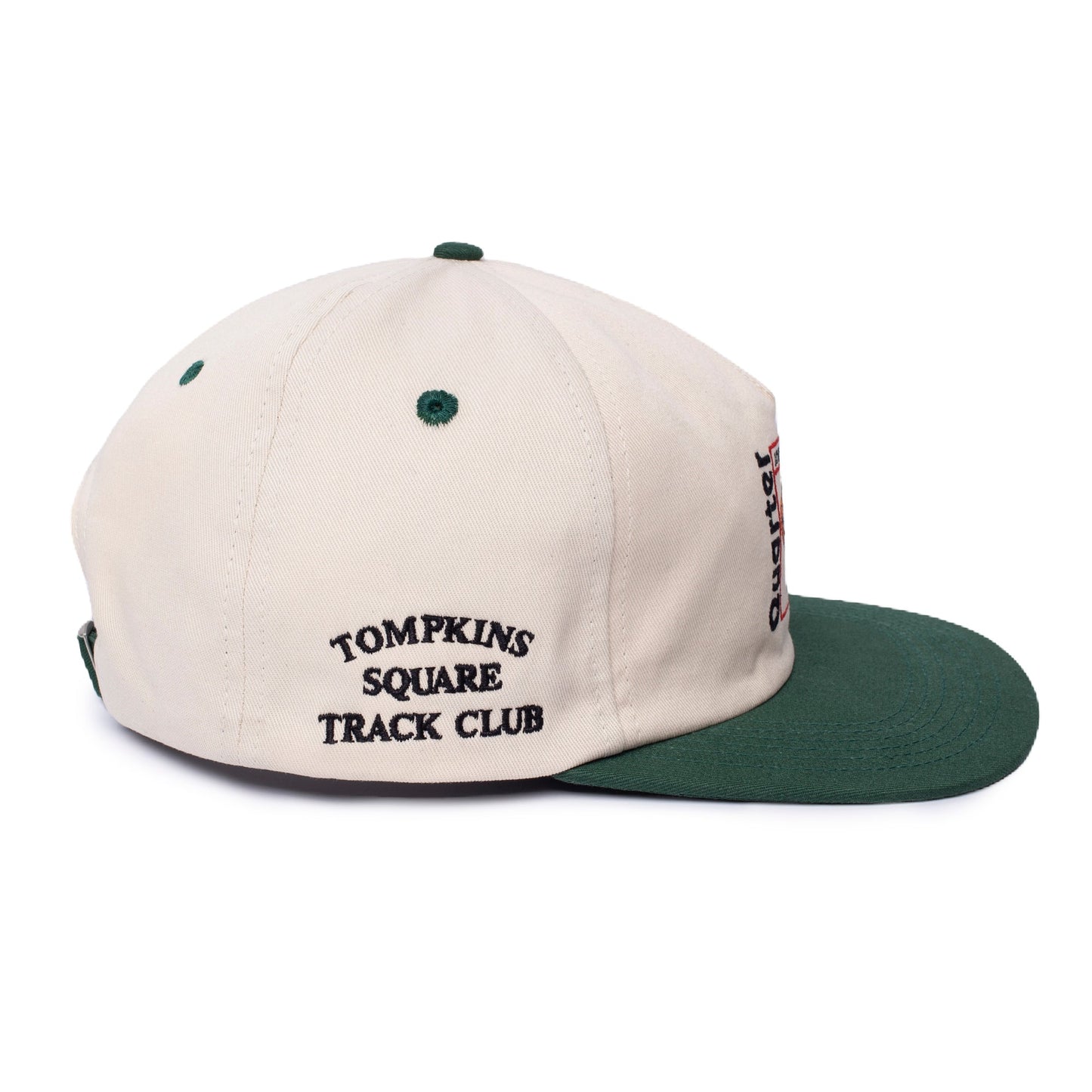 Quartersnacks Party Cap - Cream/Green