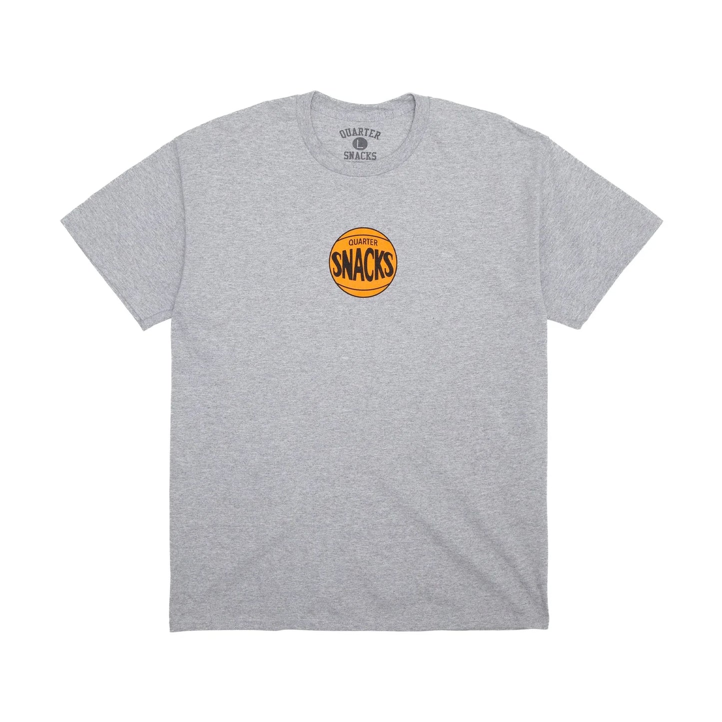 Quartersnacks Basketball Tee - Heather Grey