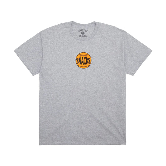 Quartersnacks Basketball Tee - Heather Grey