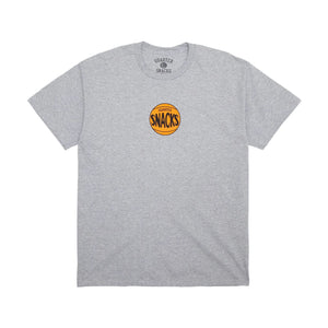 Quartersnacks Basketball Tee - Heather Grey